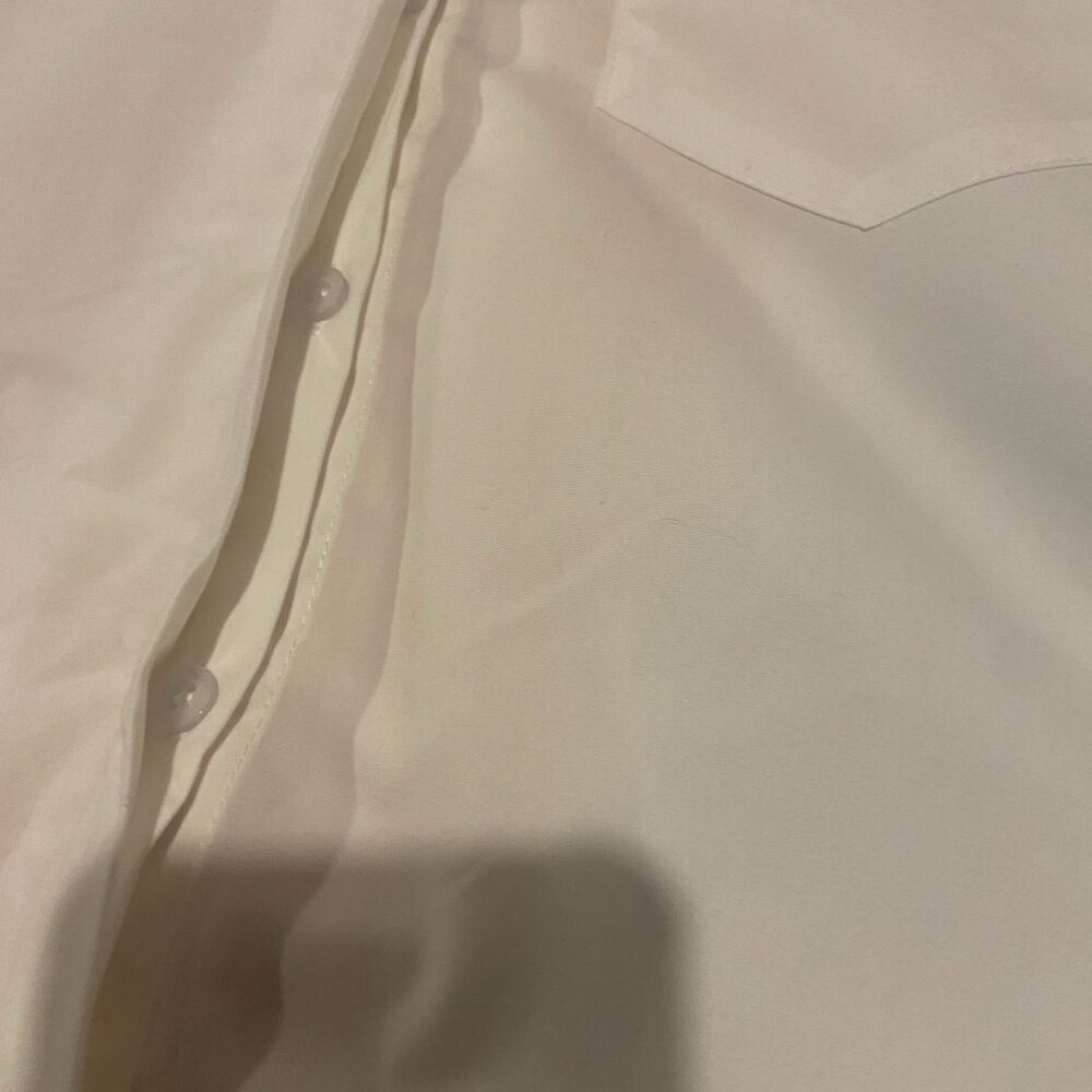 NWT Classic White Oversized Button-Down Shirt | Timeless Wardrobe Staple XS - Picture 4 of 9